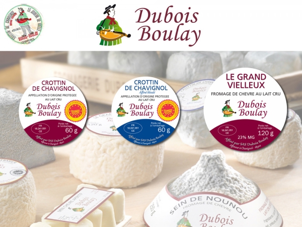 Dubois Boulay : Création des étiquettes de fromages