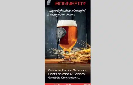 Flyer groupe Bonnefoy réalisé par Bubbl'com