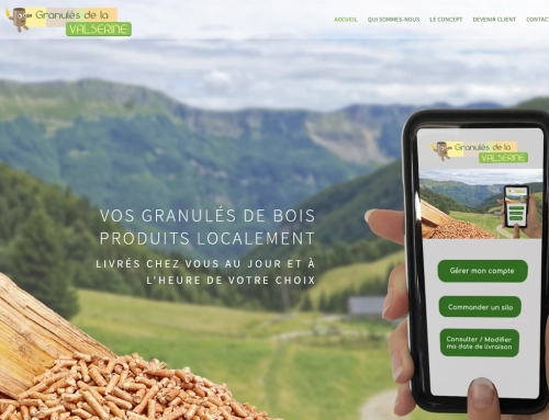 Site internet Granulés de la Valserine